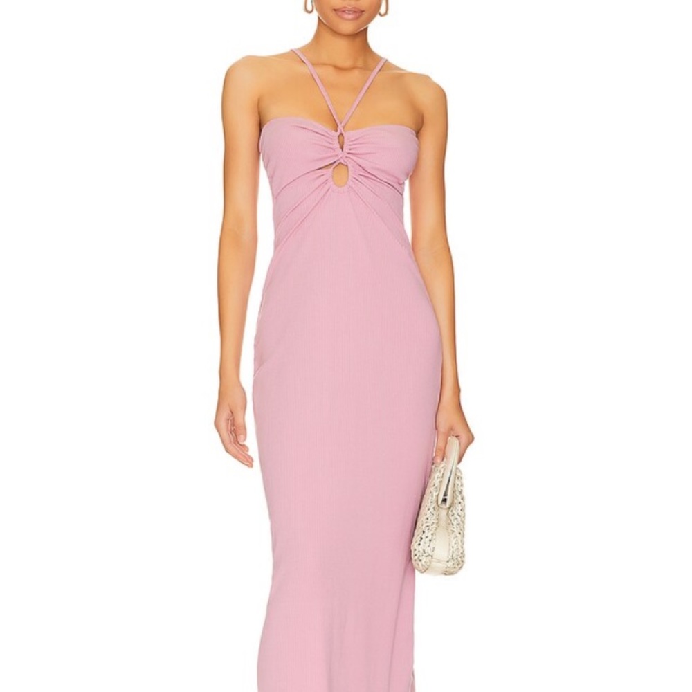 Anthropologie LSPACE Ellery Halter Cutout Dress